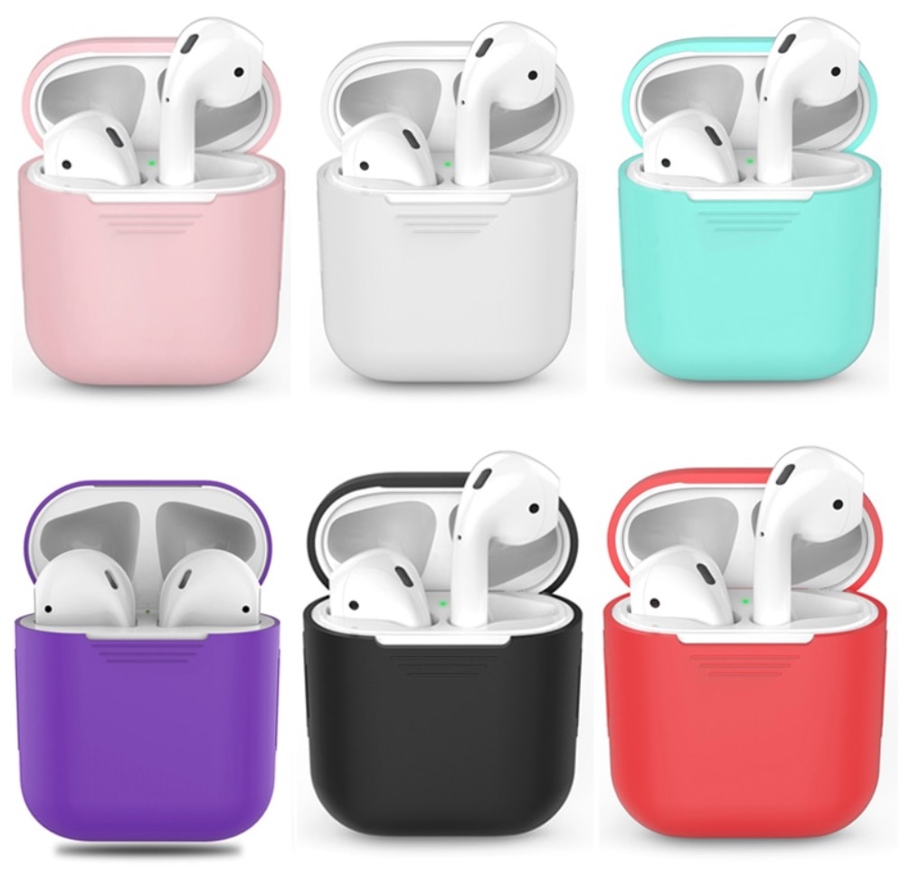 Etui de couleur souple pour Apple Airpods (6 couleurs disponibles) - /medias/155596275174.jpg