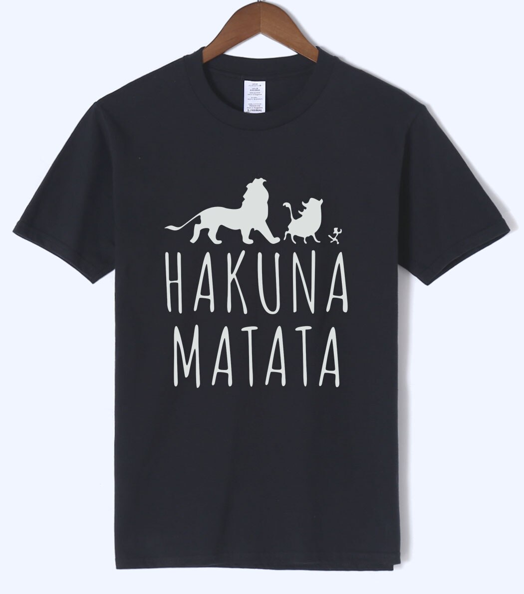 T-shirt Roi Lion Hakuna Matata avec Timon, Pumbaa et Simba - /medias/156319213682.jpg