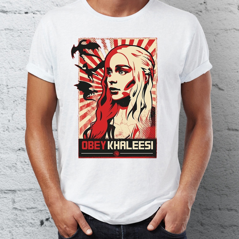 T-shirt Game of Throne : Khaleesi Daenerys Targaryen mère des dragons style soleil japonais - /medias/15574890134.jpg