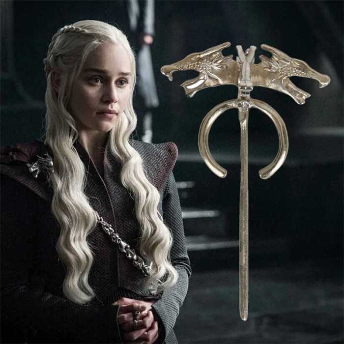 Broche Games of Thrones - Daenerys Targaryen Mère des dragons