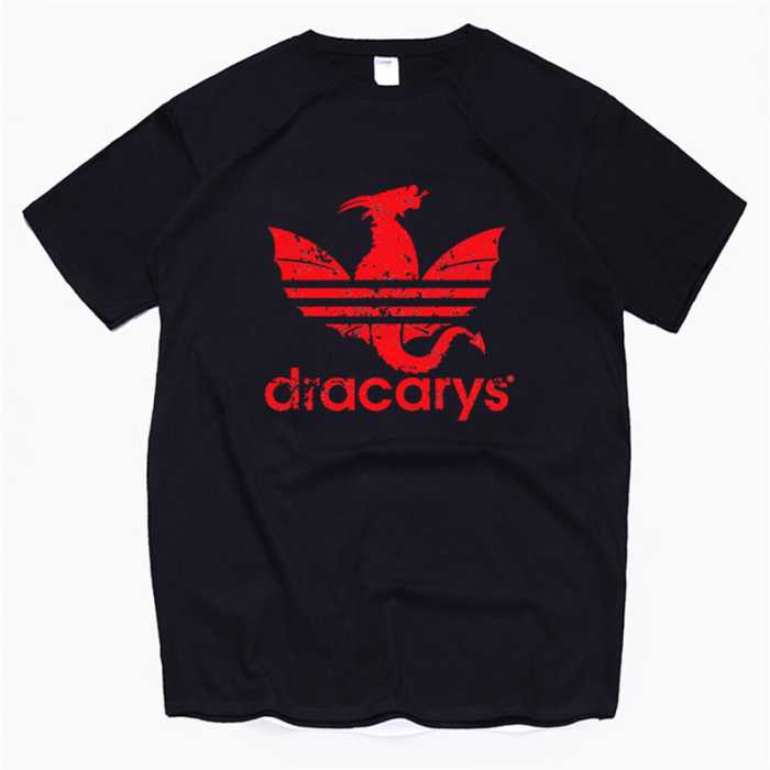 T-Shirt Dracarys (Game of Thrones) &quot;style Adidas&quot; - unisexe adultes plusieurs couleurs disponibles