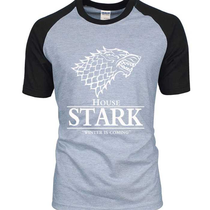 T-Shirt Game of Thrones House Stark (Maison Stark) - 6 coloris disponibles