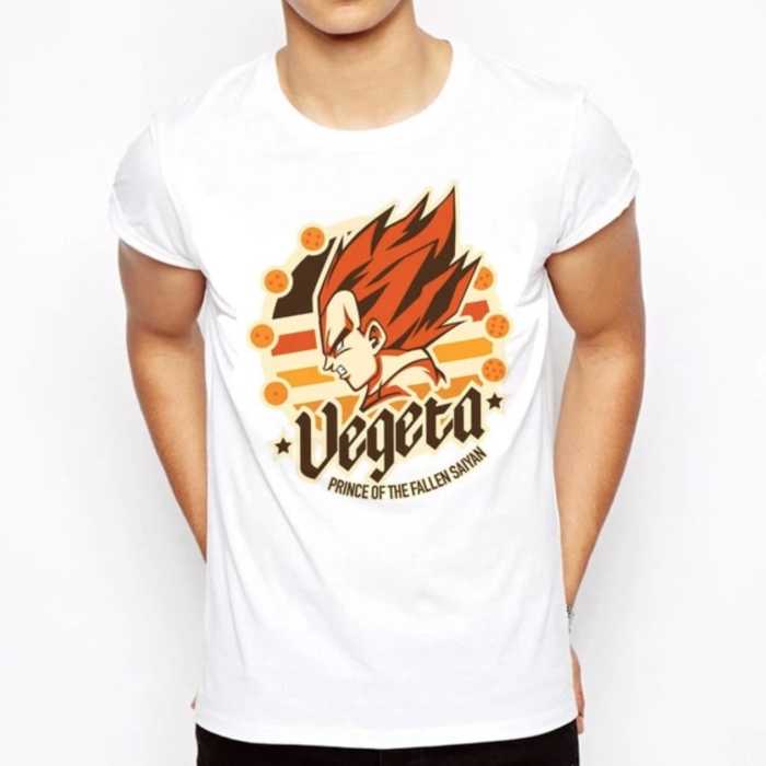 T-Shirt Dragon Ball Z : Vegeta Prince des Saiyens tombés